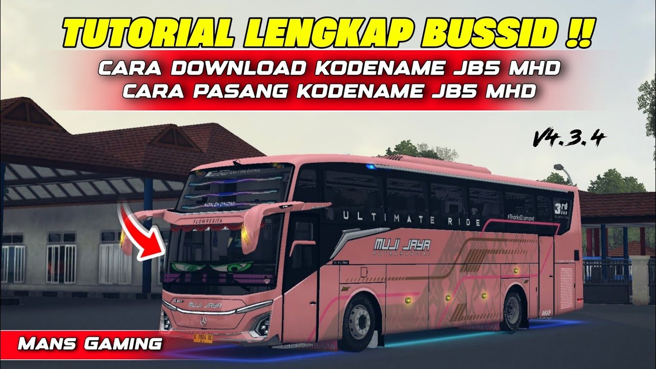 TUTORIAL LENGKAP BUSSID !! Cara Pasang Kodename Jb5 Mans Gaming | Kodename jb5 v4.3.4