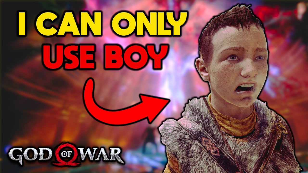I tried beating God of War With Only BOY - Part 1 of 2