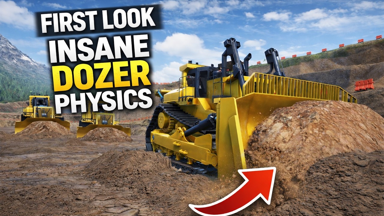 Out of Ore First Look LIVE – The Most Realistic Bulldozer Physics Ever?