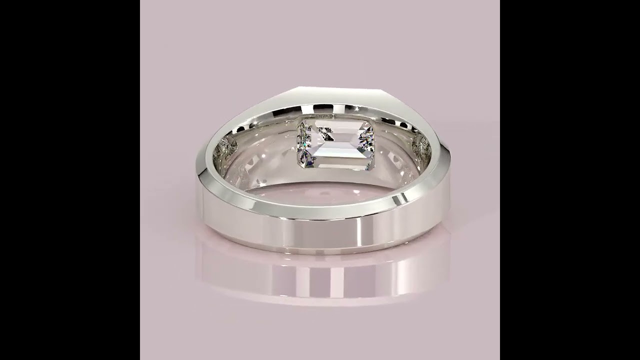 Imported Platinum Polish 925 Silver Ring #silver925