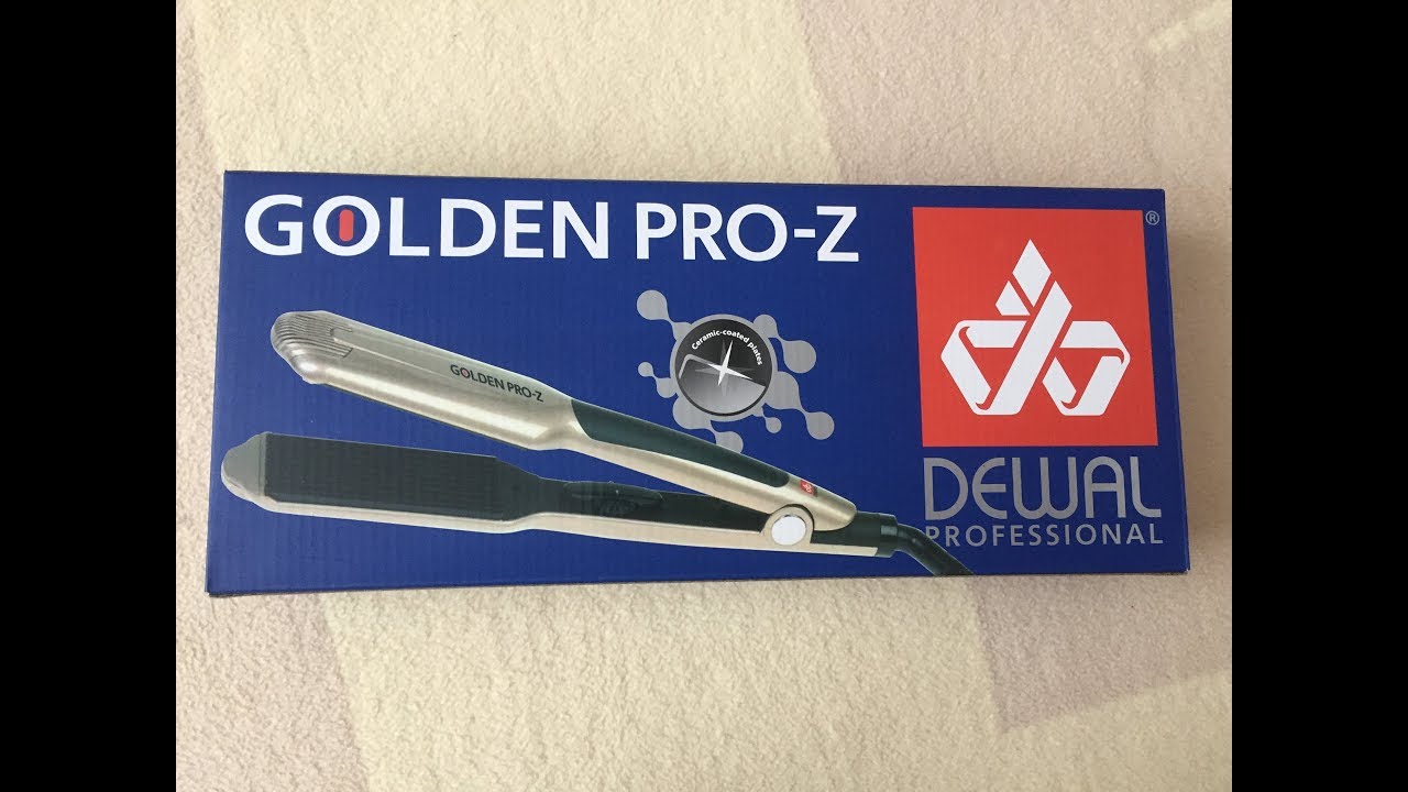 Распаковка щипцов-гофре Dewal Golden Pro Z и первое впечатление