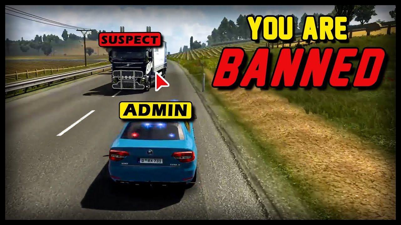 You are BANNED | TruckersMP Undercover Police Patrol