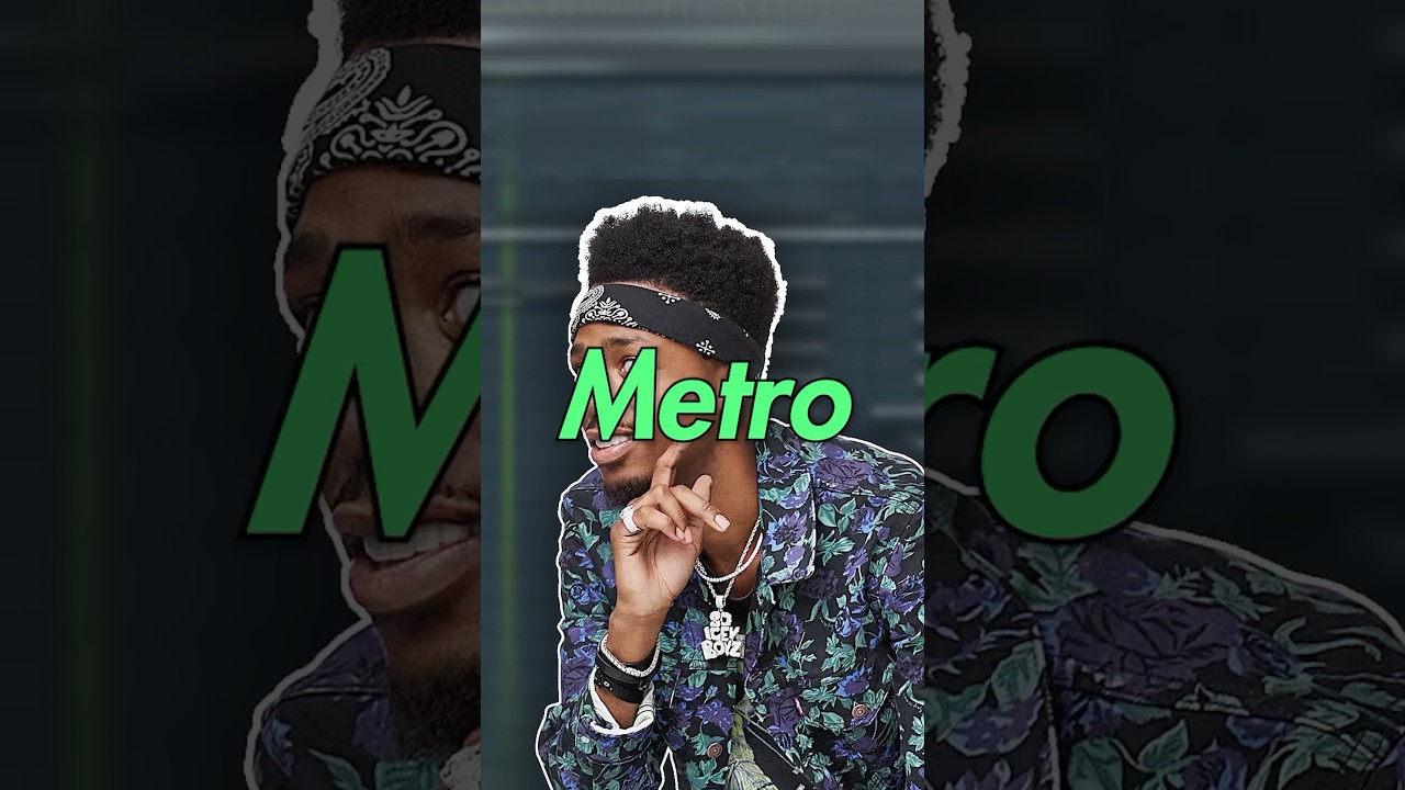 HOW TO MAKE A METRO BOOMIN TYPE BEAT ON FL STUDIO! #flstudio #flstudiotutorials