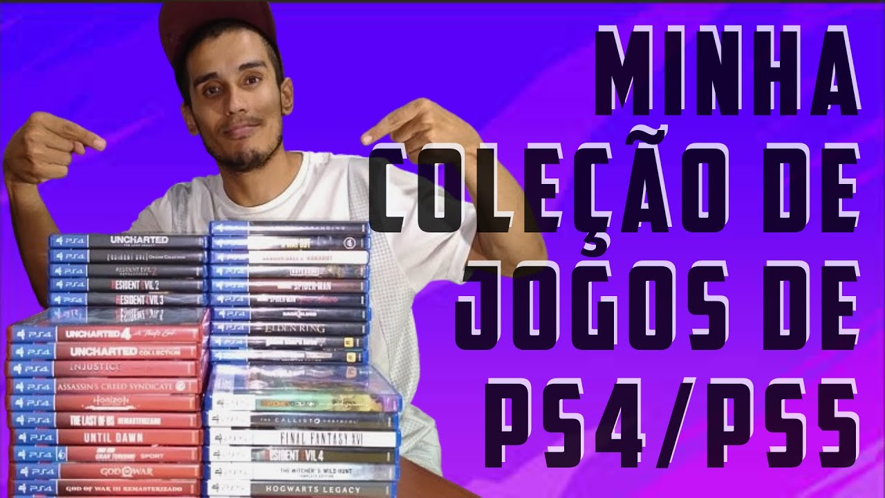 MINHA COLEÇÃO DE JOGOS DE PS4 & PS5