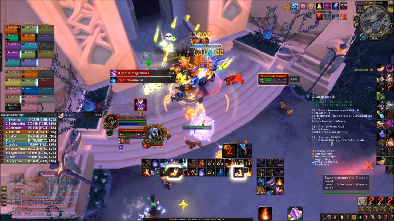 FLAME PATCH OP, 1.5M SPIKE - Mythic Spellblade Aluriel