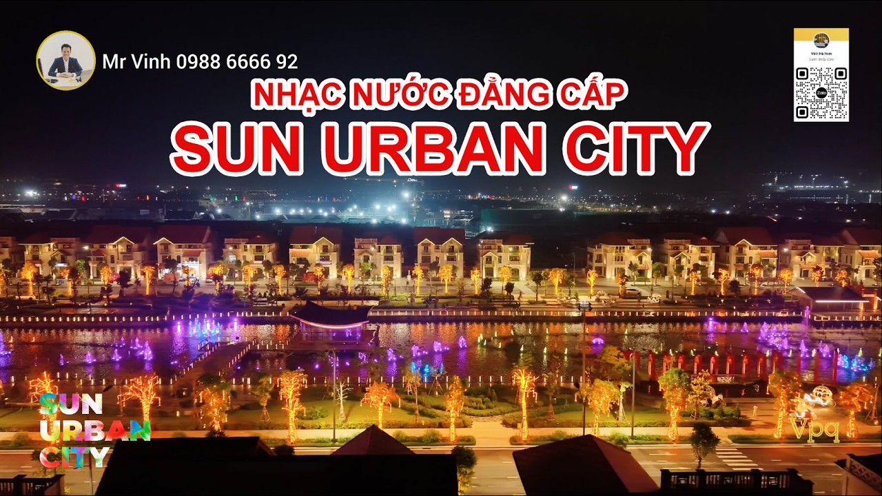 Toàn cảnh Sun Urban City về đêm T3/2026