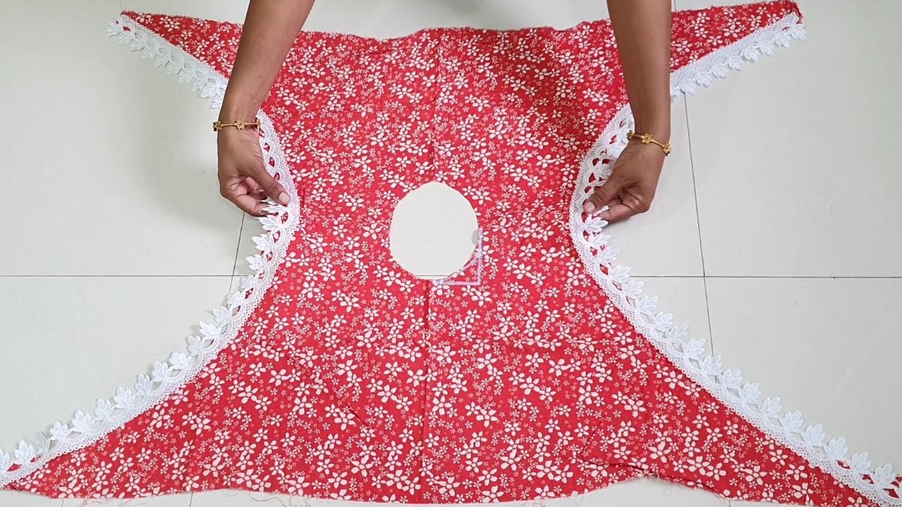 Beautiful Kaftan TOP making in Just 10 Minute # Kaftan TOP # By Simple Cutting