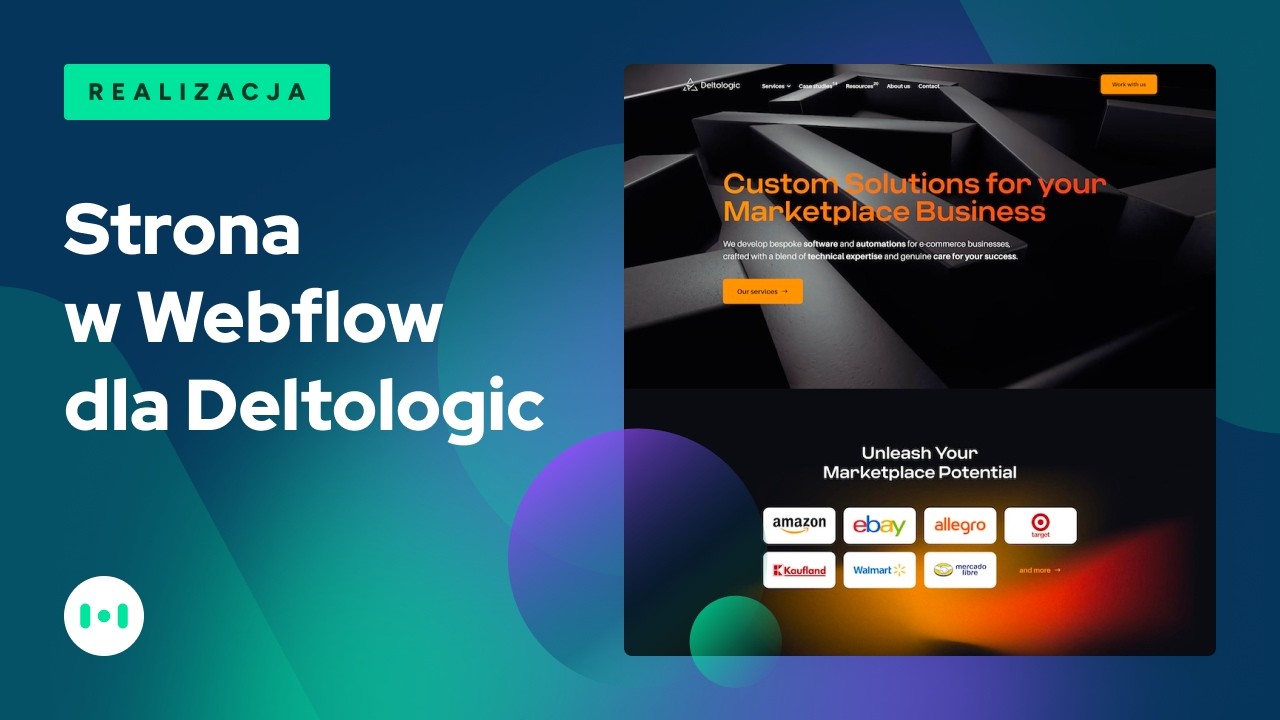 Prezentacja strony internetowej Deltologic