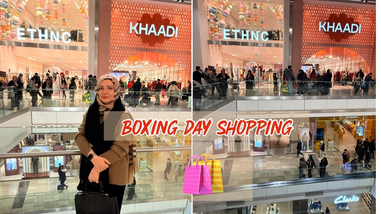 Boxing Day shopping 🛍️ Westfield London mall | ethnic | khaddi | Sephora 🛍️