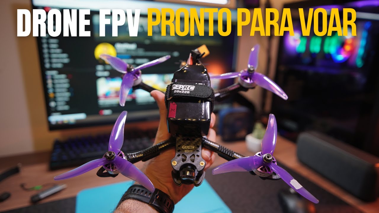 Drone FPV FINALIZADO! Tudo Montado, Soldado e Pronto pra Voar! 🚀 Veja os Detalhes da montagem