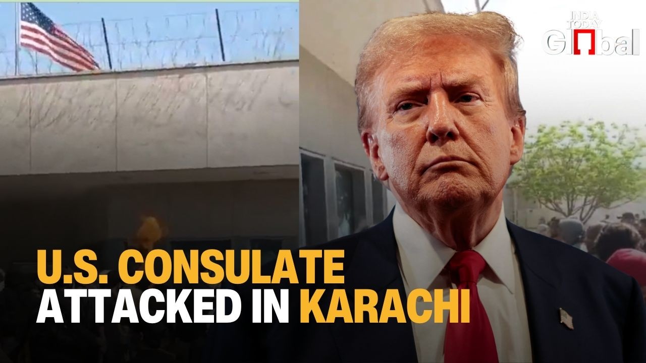 Karachi Violent Protests Outside U.S. Consulate After Khamenei Killing, Clash With Police