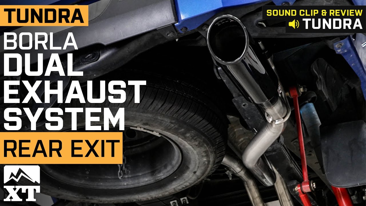 2014-2021 5.7L Tundra Borla Touring Dual Exhaust System with Black Chrome Tips Review & Sound Clip