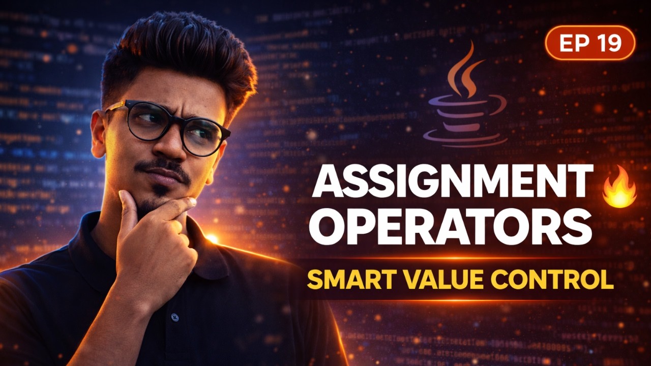 Assignment Operators in Java 🔥 Smart Value Assignment Explained  Java Full Course Hindi