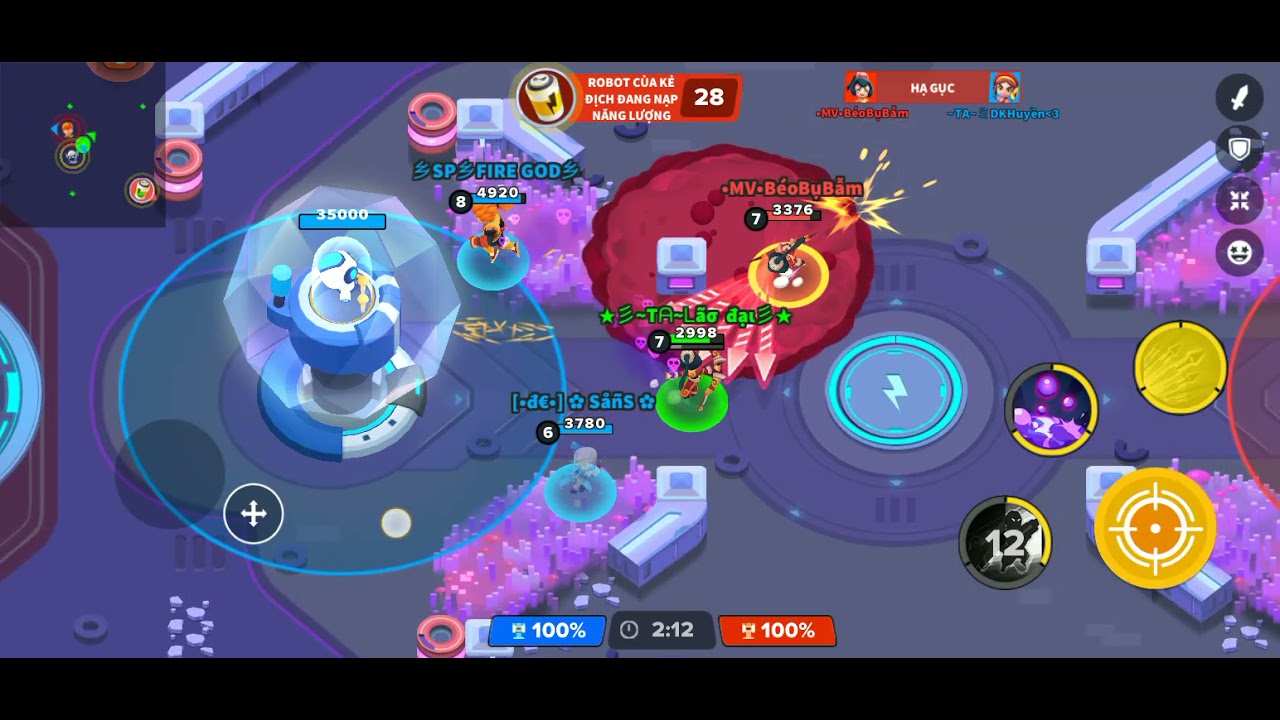 Gặp team MV và cái kết . Review heroes strike