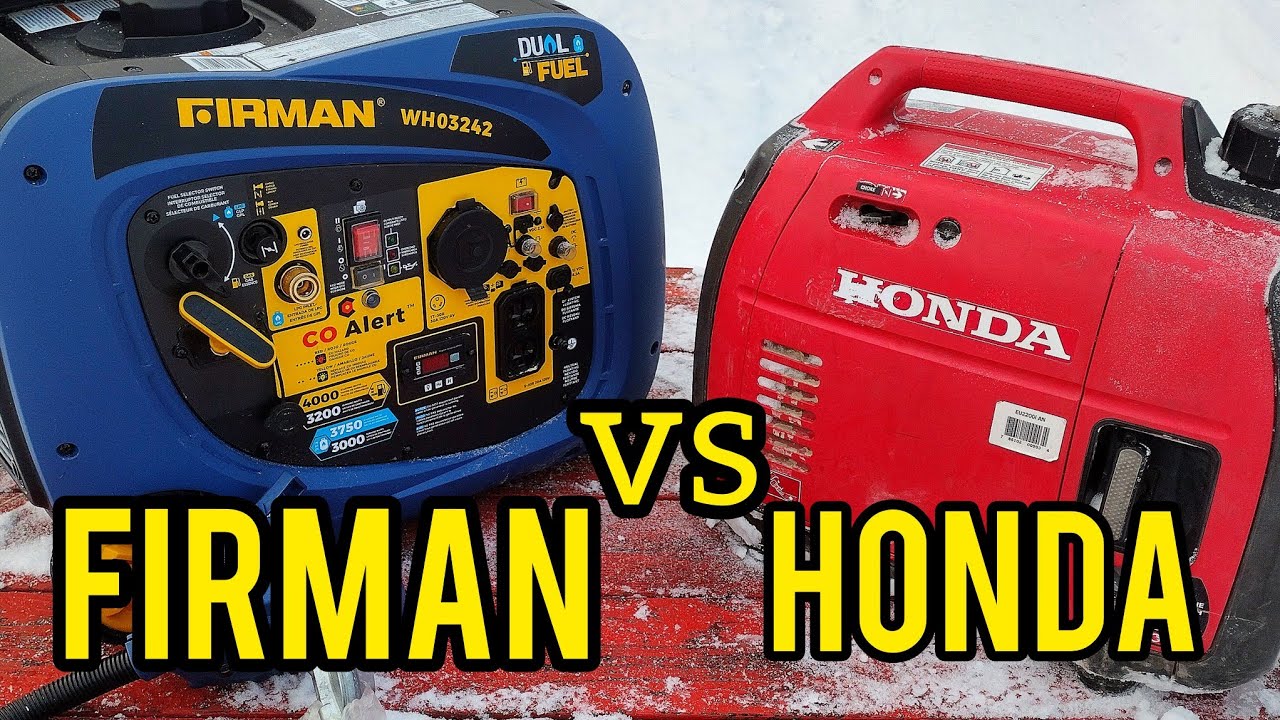 Firman Dual Fuel Generator vs. Honda Generator: Which is BETTER?