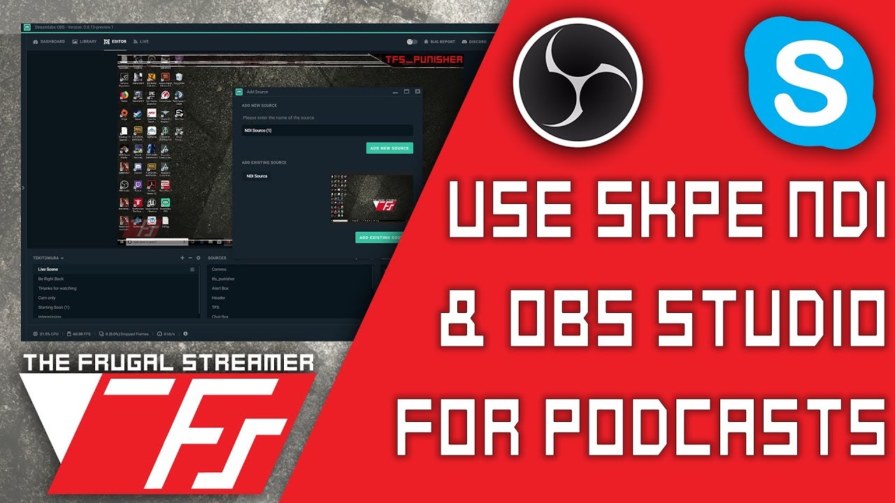 Use Skype and NDI with OBS to Make Podcasts and Collaboration Videos