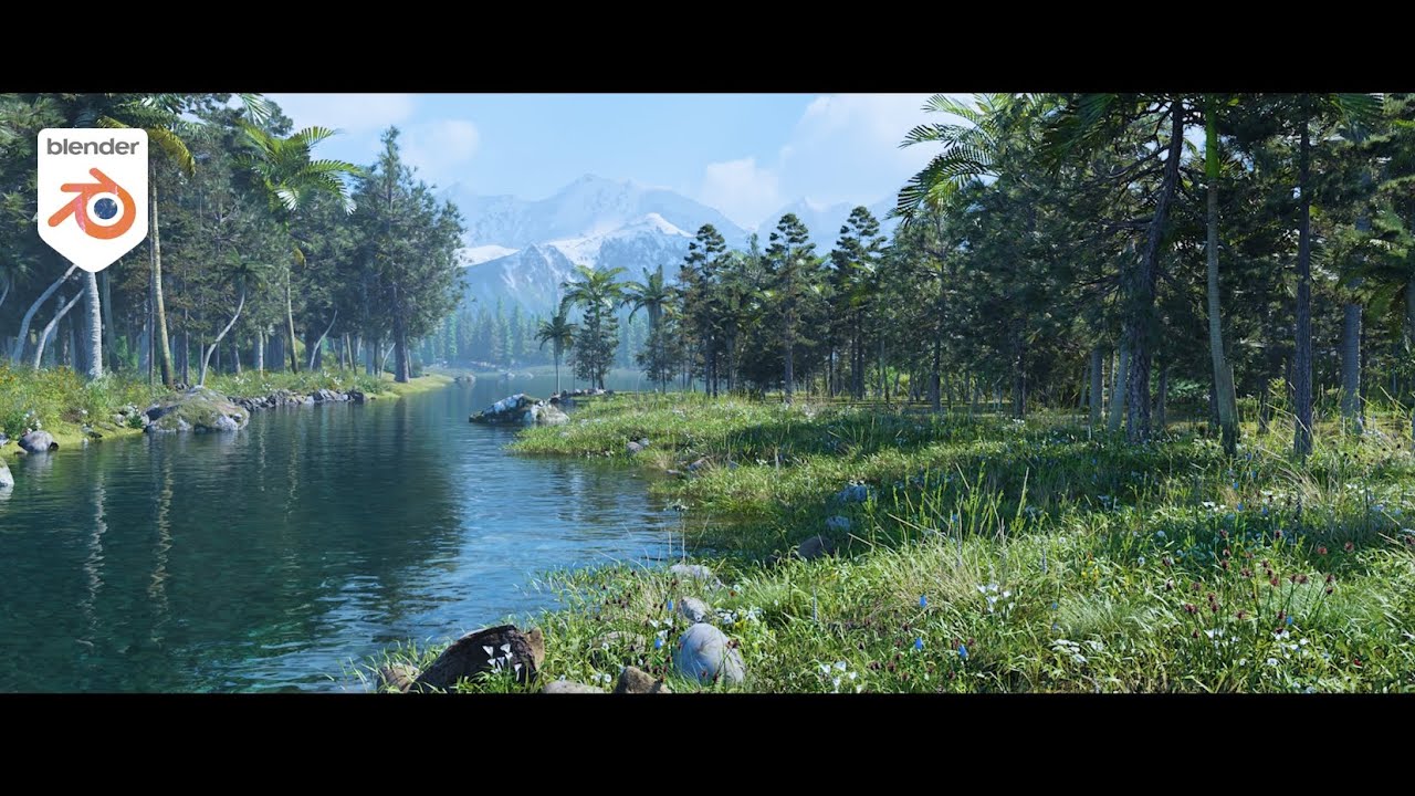 Creating A Realistic Nature Environment in Blender 5.0 #environment #3danimation #blender #blender3d