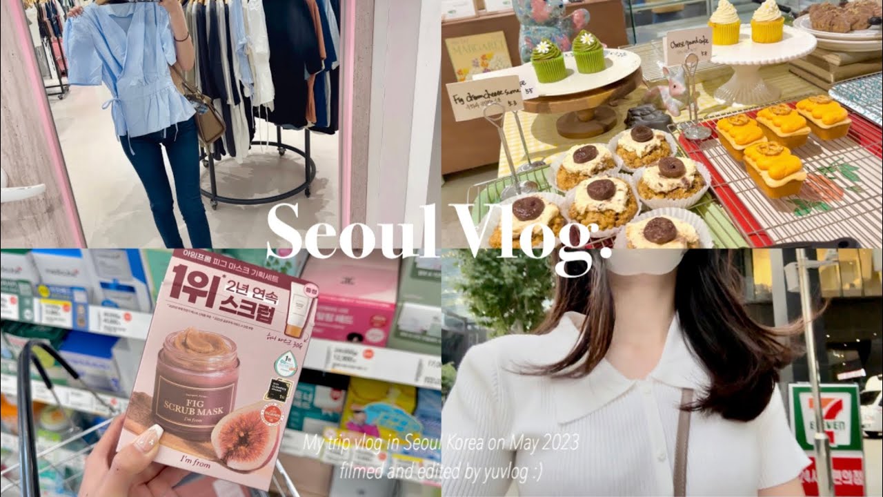 【vlog】お買い物も食事も思う存分楽しむ弾丸韓国ひとり旅🇰🇷🤍│ 江南地下街👚🎀│ オリヤン購入品🫒│ カルメギサル🐷│ ロイネットホテルソウルマポ