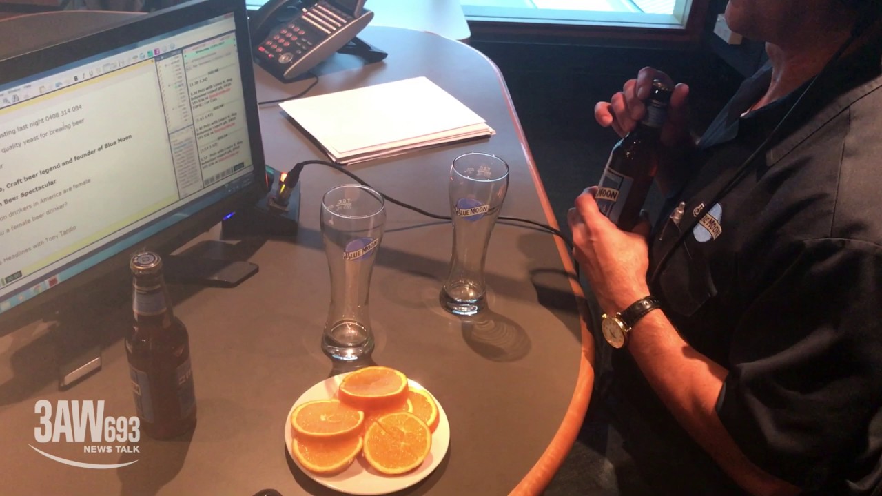 Tony Moclair tries Blue Moon beer