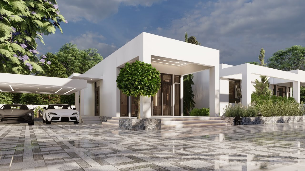 unique 3 bedroom bungalow house plan/home design/model0207