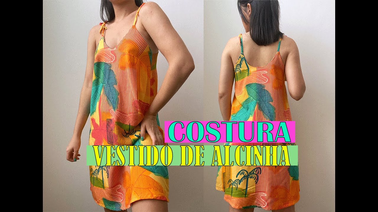 ✂️ COSTURA VESTIDO CURTO ALCINHA