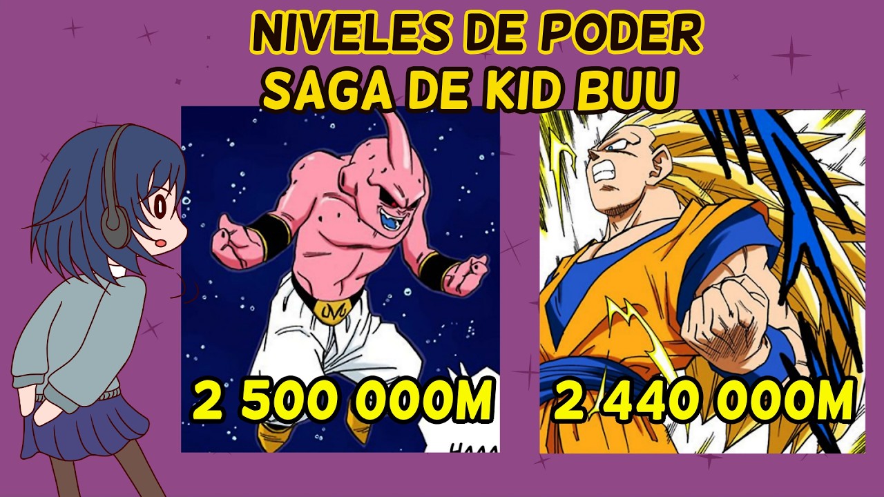 Niveles de Poder Saga de Majin Buu 4 // Dragon Ball Z // FINAL