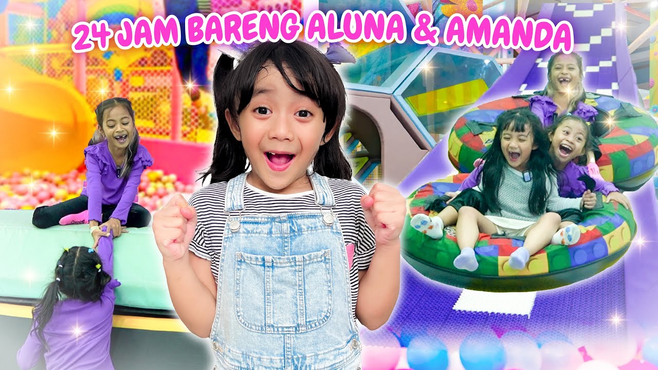 VLOG 1 JAM !! SAMANTHA MAIN BARENG ALUNA DAN AMANDA DI PLAYGROUND TERBESAR DI BALI SELAMA SEHARIAN