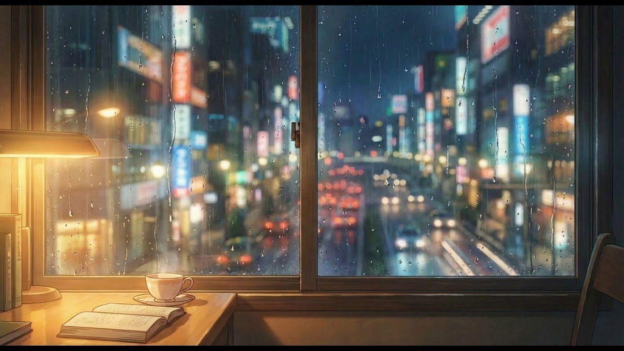 Midnight Window – chill lofi beats for late night study & relax