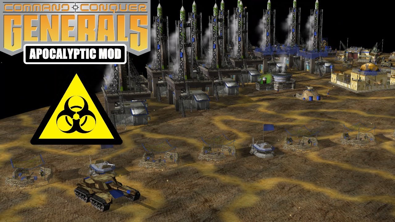 Токсин GLA против скрытности GLA! C&C Generals Zero Hour Apocalyptic 2.2
