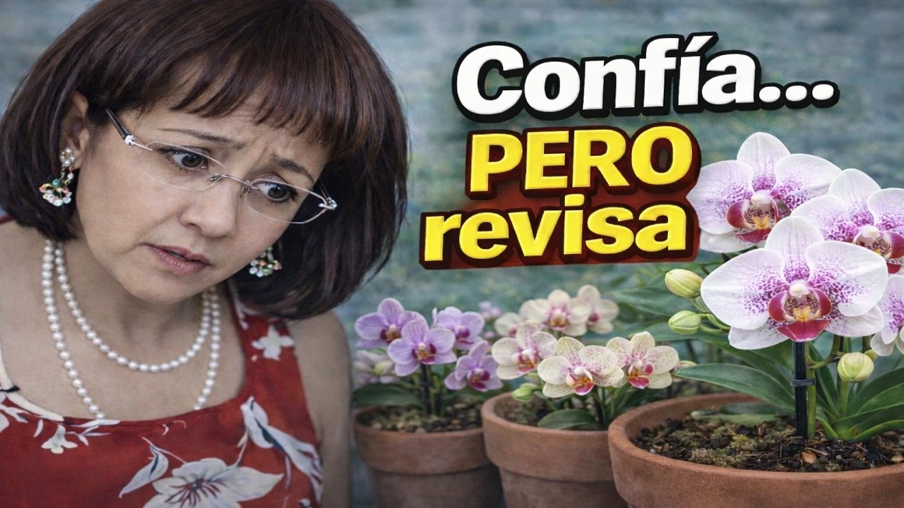 If you don't check your orchid, you'll lose it.