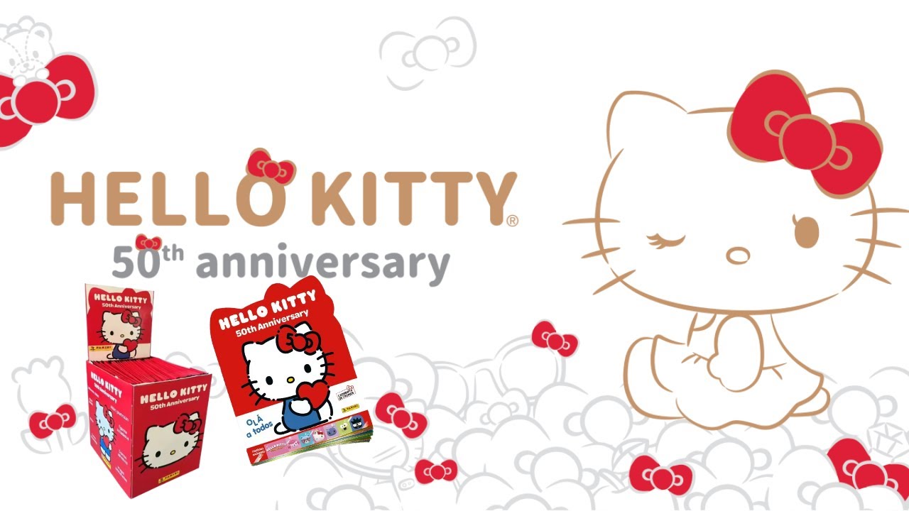 HELLO KITTY 50 ANIVERSARIO COLECCIÓN DE CROMOS DE PANINI UNBOXING EN ESPAÑOL