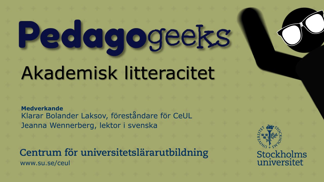 Pedagogeeks: Akademisk litteracitet