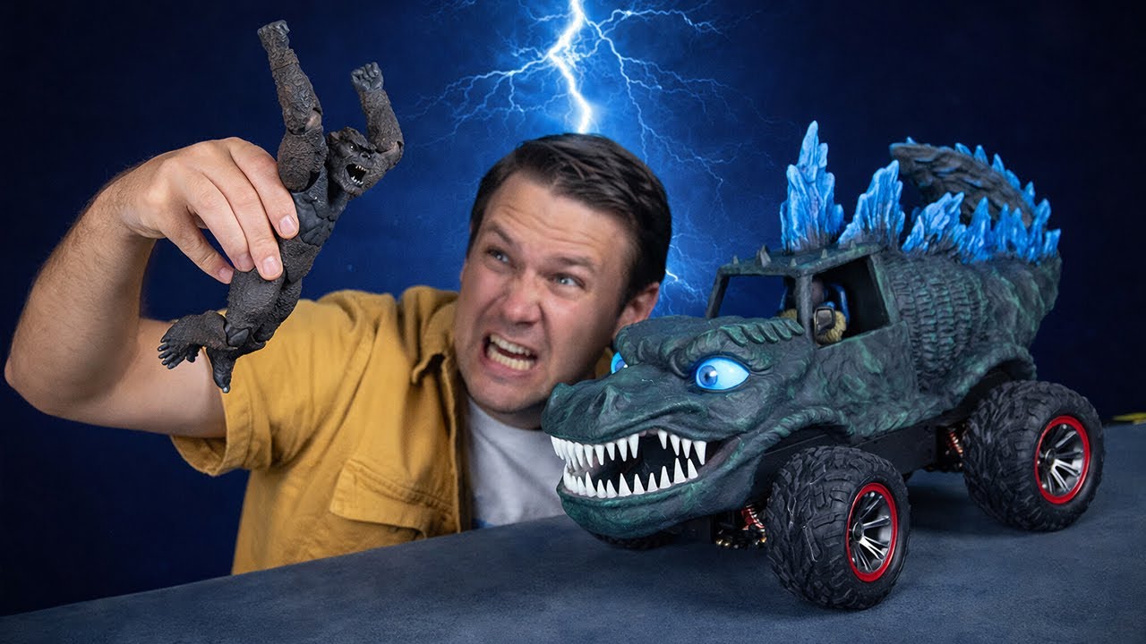 AJUDA! 😱 Godzilla vs Kong Cars! A Batalha Definitiva de Carros Monstruosos