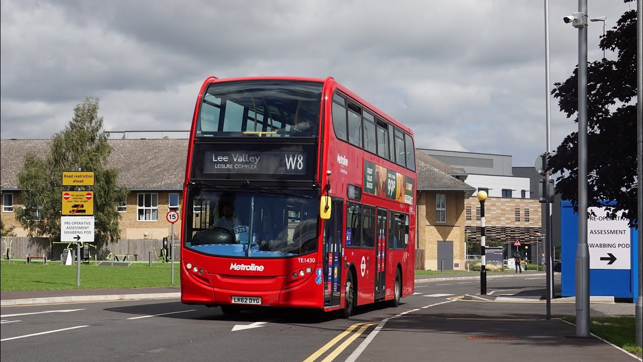 Buses arriving and departing from Chase Farm Hospital 26th August 2020
