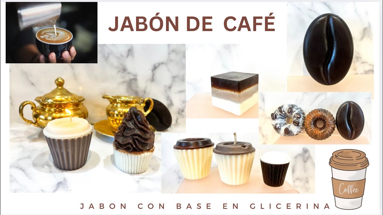 JABONES DE CAFÉ JABÓN BASE EN GLICERINA