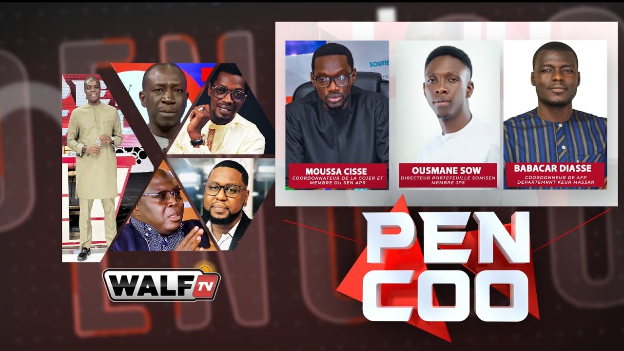 Pencoo de ce Vendredi 05/12/25 avec Moustapha Diop et sa Team Sur Walf Tv
