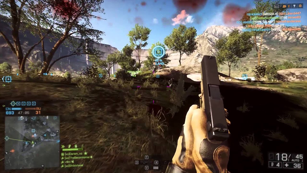 Battlefield 4: The G18 is a magnificent beast!
