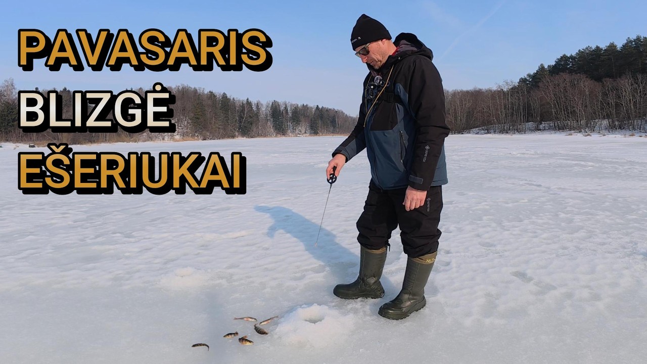 Pirma pavasario žvejyba! Spiningas,blizgė,ešeriukai.