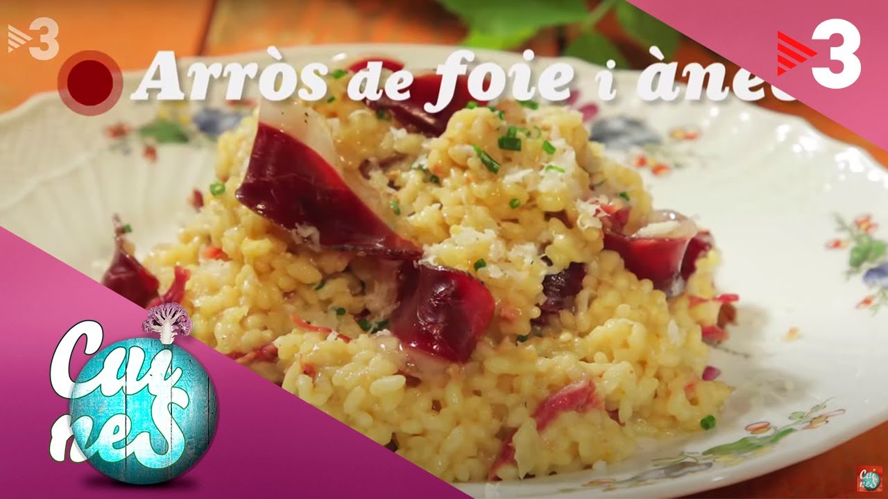 Arròs de foie i ànec - Cuines