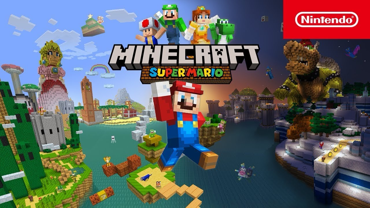 Spelar Minecraft Super Mario edition med Hugo