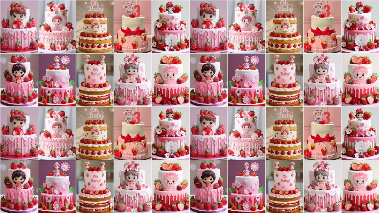 💃Cake Design Ideas For Baby Girl/Kek/Birthday Cake/Girl Cake Designs/Cake Design/Baby Girl Cake