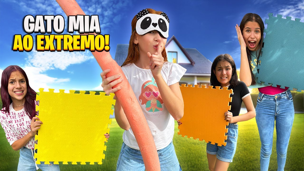 DESAFIO DO GATO MIA EXTREMO * Quem venceu ? ( SUSU E FAMÍLIA )