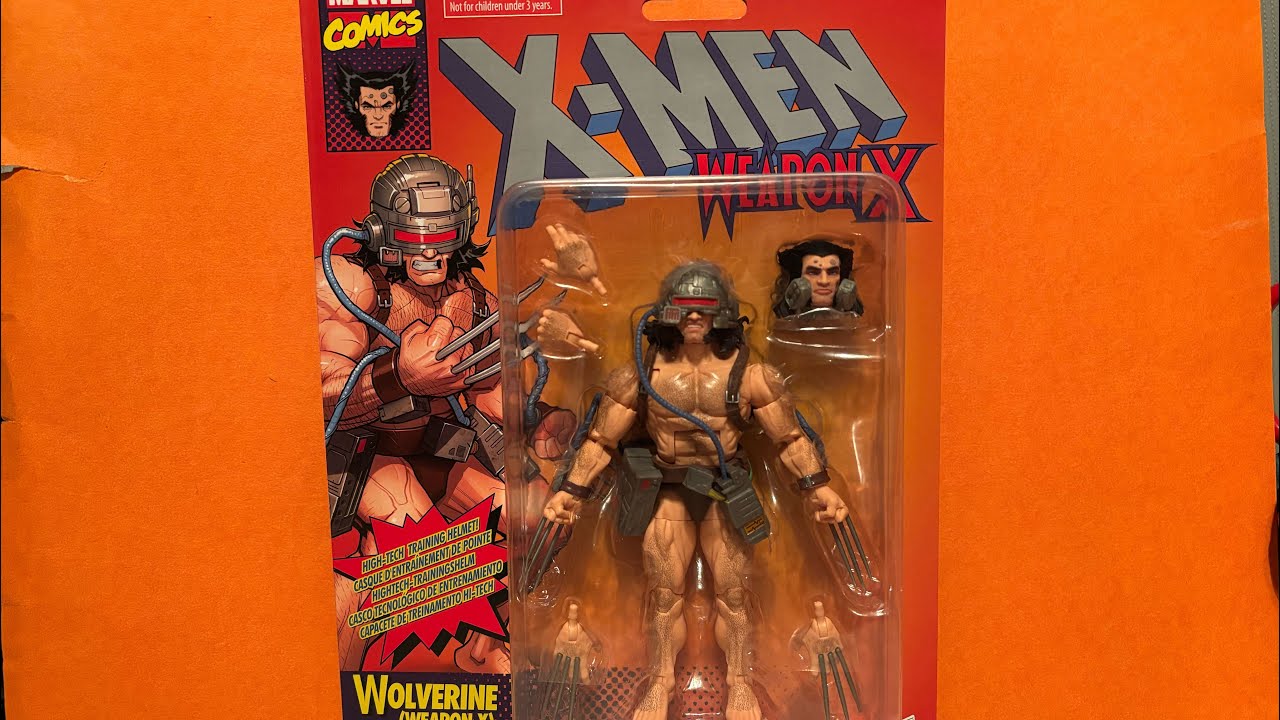 Marvel Legends Weapon X Wolverine figure review 