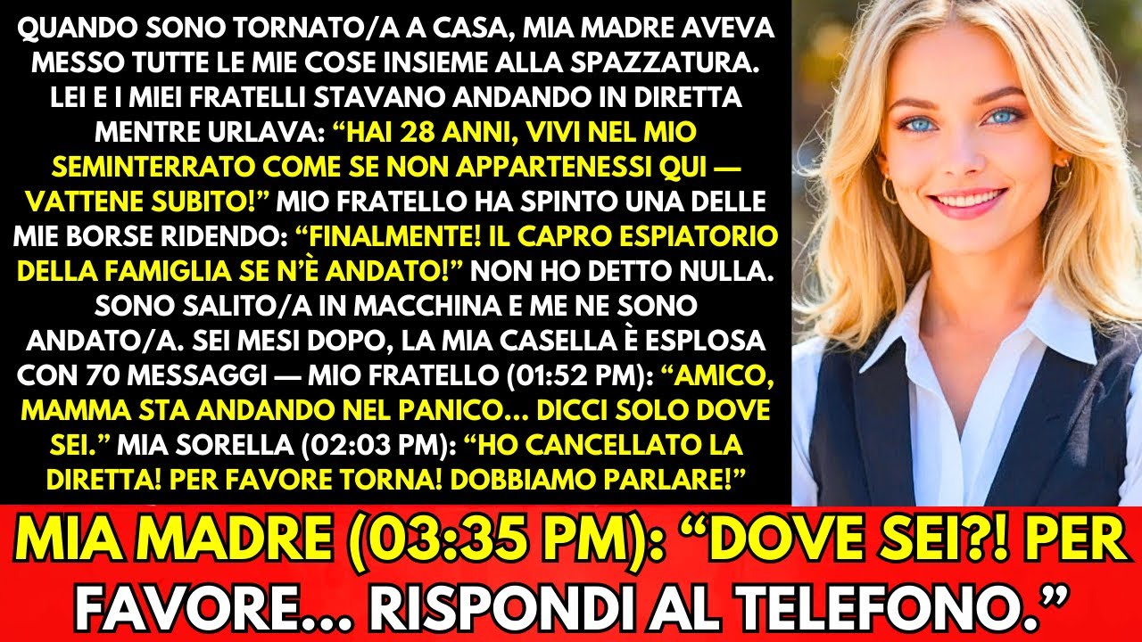 Mia Madre Ha Buttato Le Mie Cose Quando Sono Tornata—Lei E I Miei Fratelli In Diretta