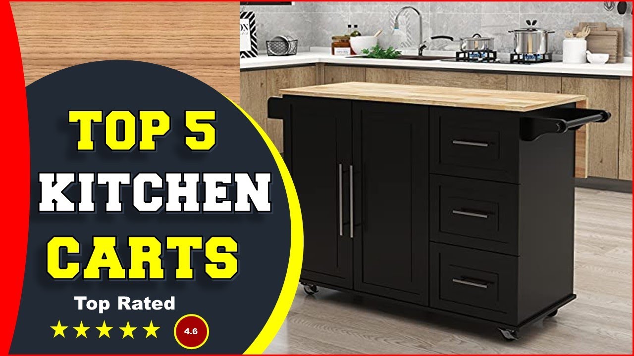 ✅ Top 5: Best Kitchen Cart Cabinet Storage 2022