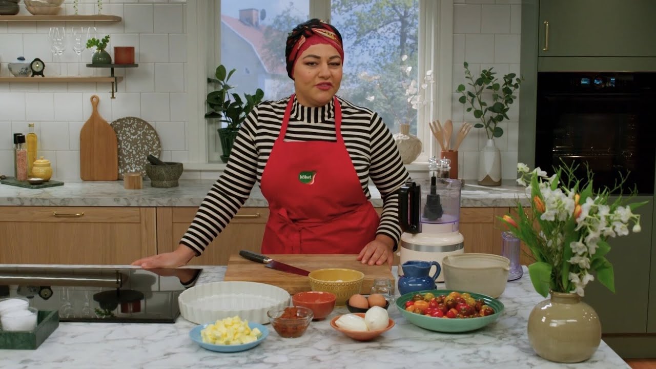 Kökets middag: Italiensk paj med tomat och mozzarella - Köket