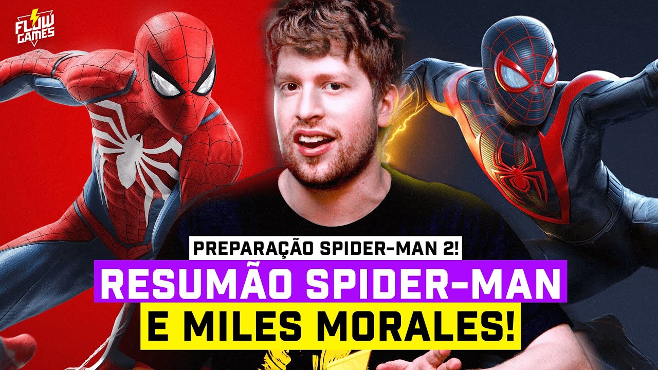 ENTENDA a HISTÓRIA do SPIDER-MAN 1 e MILES MORALES! #flowgames