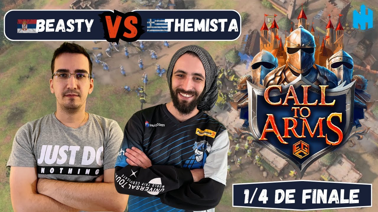 Age of Empires 4 - Call To Arms : BEASTY vs TheMISTA | Quart de Finale