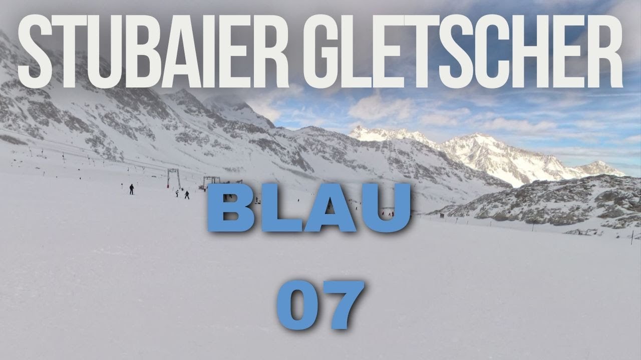 Ski POV - Stubaier Gletscher -  Blue Piste #7