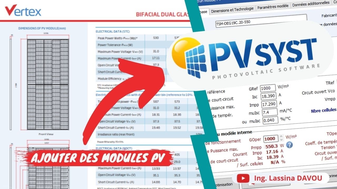 COMMENT IMPORTER DES PANNEAUX SOLAIRES DANS PVSYST 7.1 | ADDING SOLAR PANEL IN PVSYST 7.1